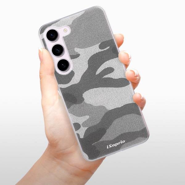 Kryt na mobil iSaprio Gray Camuflage 02 pre Samsung Galaxy S23 5G ...