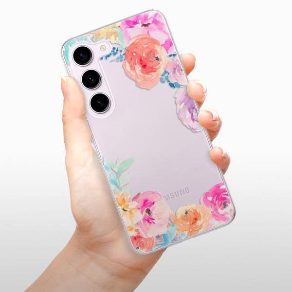 Kryt na mobil iSaprio Flower Brush pre Samsung Galaxy S23 5G ...