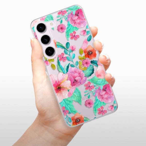 Kryt na mobil iSaprio Flower Pattern 01 pre Samsung Galaxy S23 5G ...