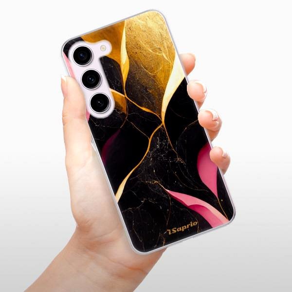 Kryt na mobil iSaprio Gold Pink Marble pre Samsung Galaxy S23 5G ...