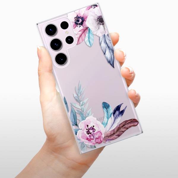 Kryt na mobil iSaprio Flower Pattern 04 pre Samsung Galaxy S23 Ultra ...