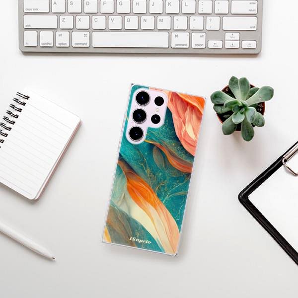 Kryt na mobil iSaprio Abstract Marble pro Samsung Galaxy S23 Ultra ...