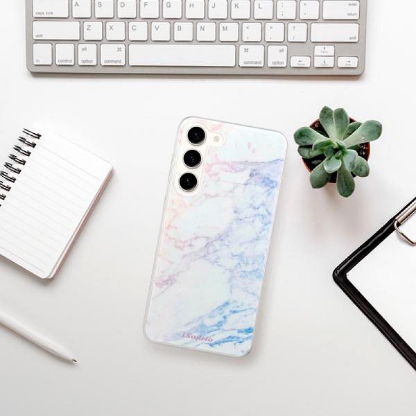 Kryt na mobil iSaprio Raibow Marble 10 pro Samsung Galaxy S23+ 5G ...