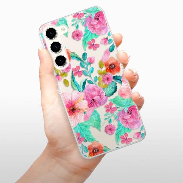 Kryt na mobil iSaprio Flower Pattern 01 na Samsung Galaxy S23+ 5G ...
