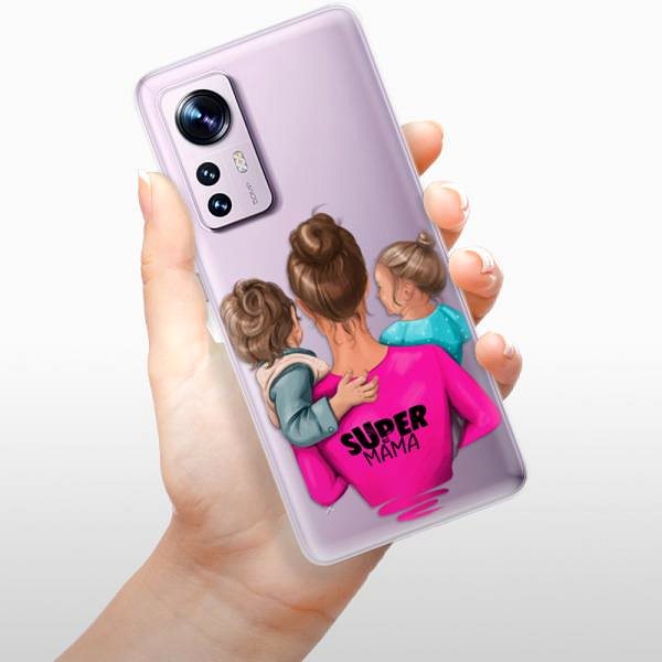 Kryt na mobil iSaprio Super Mama pro Boy and Girl na Xiaomi 12/12X ...