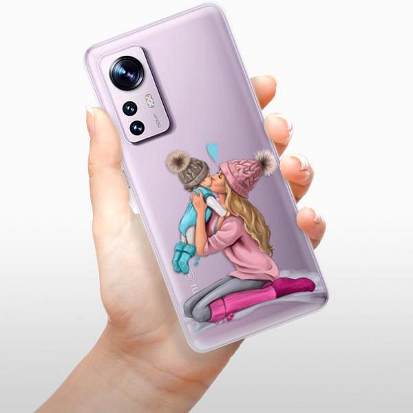 Kryt na mobil iSaprio Kissing Mom Blond and Boy pre Xiaomi 12/12X ...