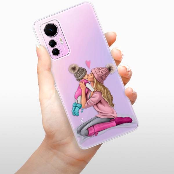 Kryt na mobil iSaprio Kissing Mom Blond and Girl pre Xiaomi 12 Lite ...