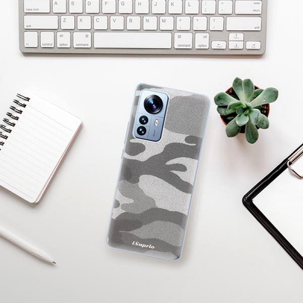 Kryt na mobil iSaprio Gray Camuflage 02 pre Xiaomi 12 Pro ...