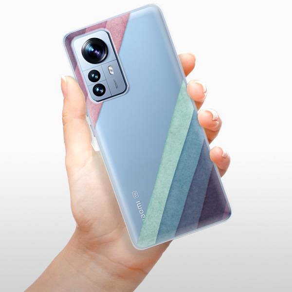Kryt na mobil iSaprio Glitter Stripes 01 na Xiaomi 12 Pro ...