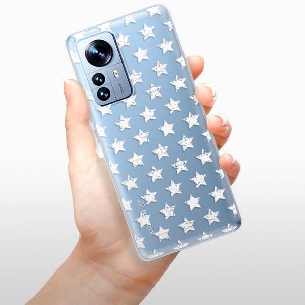 Kryt na mobil iSaprio Stars Pattern white pre Xiaomi 12 Pro ...