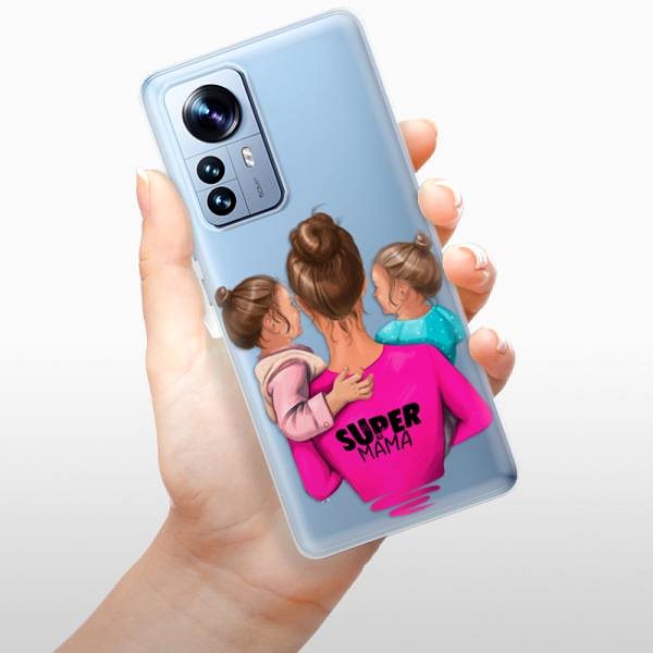 Kryt na mobil iSaprio Super Maman Two Girls pre Xiaomi 12 Pro ...