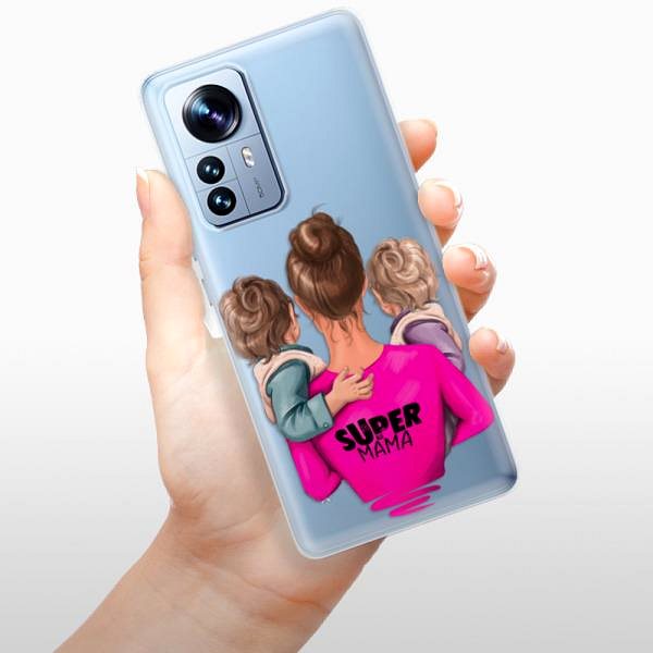 Kryt na mobil iSaprio Super Mama Two Boys pre Xiaomi 12 Pro ...