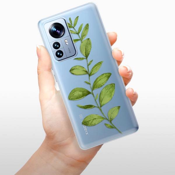 Kryt na mobil iSaprio Green Plant 01 na Xiaomi 12 Pro ...