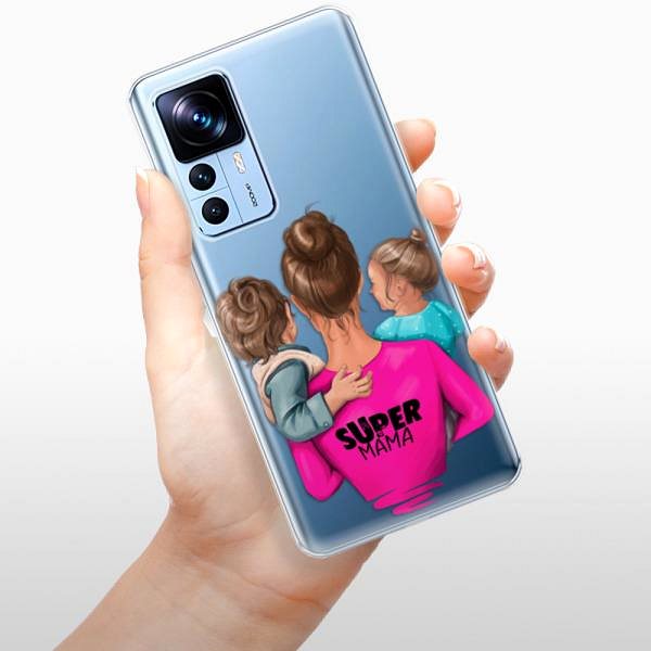 Kryt na mobil iSaprio Super Mama pro Boy and Girl pre Xiaomi 12T / 12T Pro ...