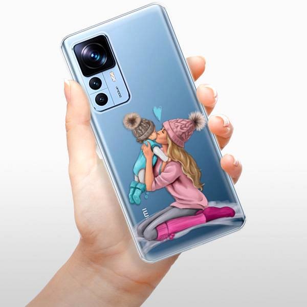 Kryt na mobil iSaprio Kissing Mom Blond and Boy pre Xiaomi 12T/12T Pro ...