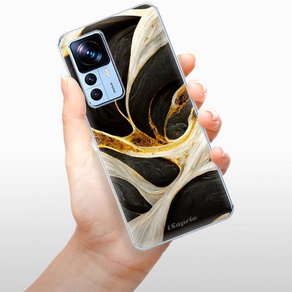 Kryt na mobil iSaprio Black and Gold pre Xiaomi 12T/12T Pro ...