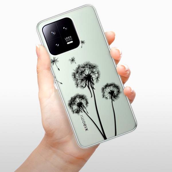 Kryt na mobil iSaprio Three Dandelions black pre Xiaomi 13 ...