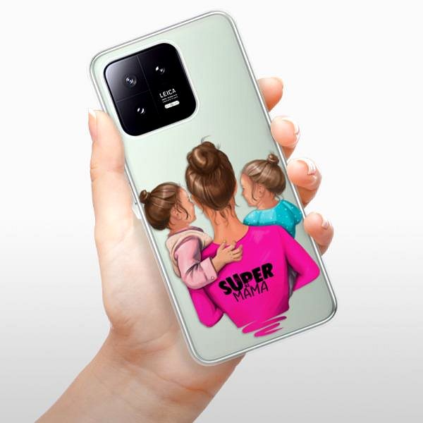 Kryt na mobil iSaprio Super Mama pro Two Girls na Xiaomi 13 ...