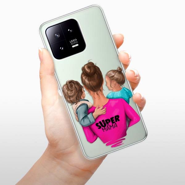 Kryt na mobil iSaprio Super Mama Boy and Girl pre Xiaomi 13 ...