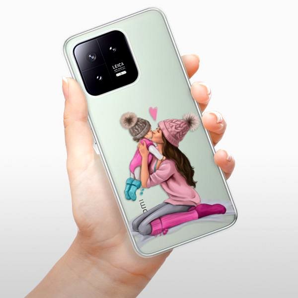 Kryt na mobil iSaprio Kissing Mom Brunette and Girl pre Xiaomi 13 ...