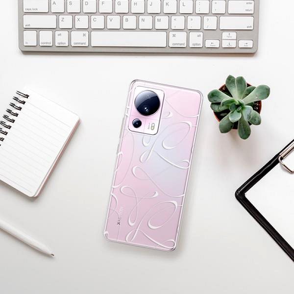 Kryt na mobil iSaprio Fancy white pre Xiaomi 13 Lite ...