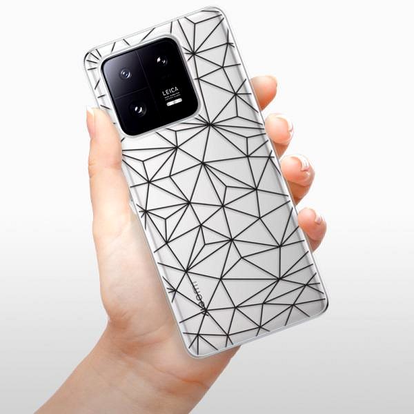 Kryt na mobil iSaprio Abstract Triangles 03 pro black na Xiaomi 13 Pro ...