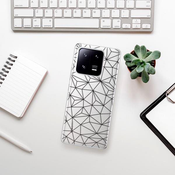 Kryt na mobil iSaprio Abstract Triangles 03 pro black na Xiaomi 13 Pro ...
