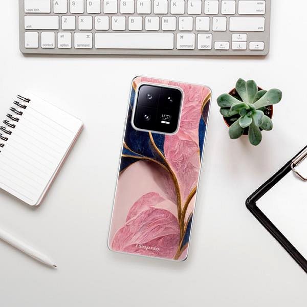 Kryt na mobil iSaprio Pink Blue Leaves na Xiaomi 13 Pro ...