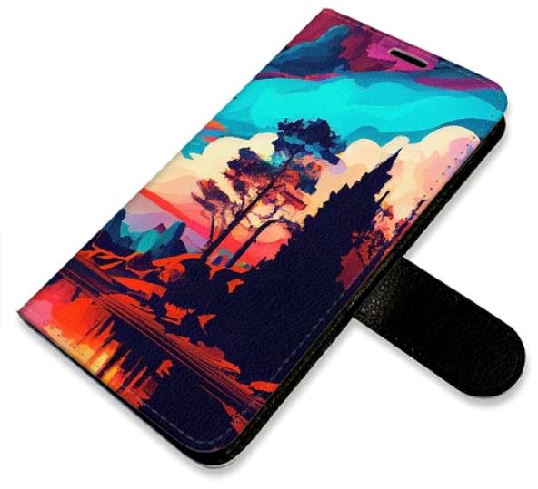 Kryt na mobil iSaprio flip puzdro Colorful Mountains 02 na Huawei P20 Lite ...