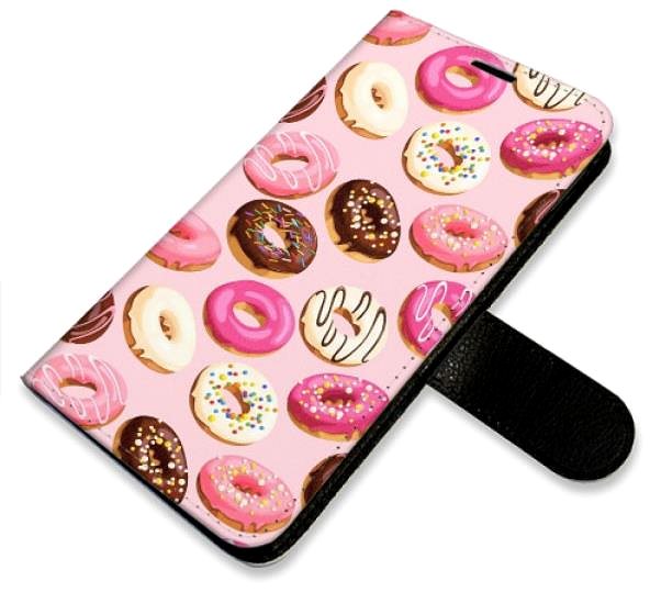 Kryt na mobil iSaprio flip puzdro Donuts Pattern 03 pre Huawei P20 Lite ...