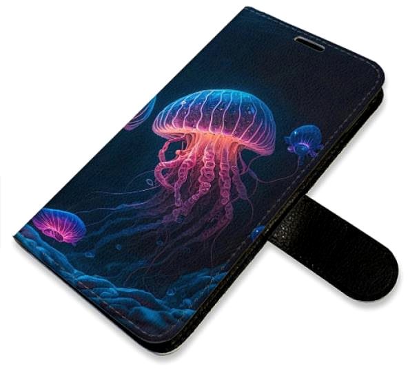 Kryt na mobil iSaprio flip puzdro Jellyfish na Huawei P20 Lite ...