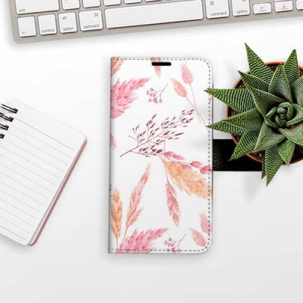 Kryt na mobil iSaprio flip puzdro Ornamental Flowers pre Huawei P20 Lite ...