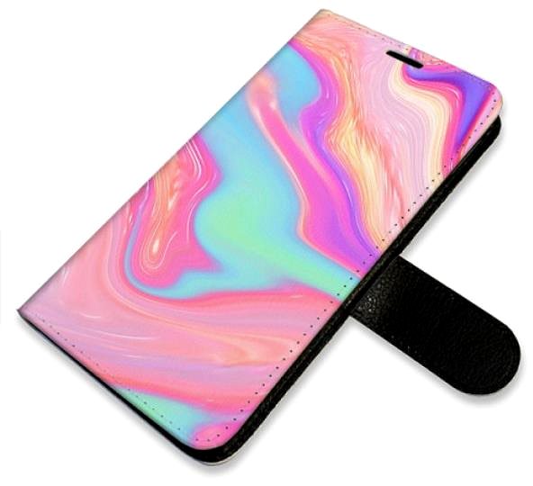 Kryt na mobil iSaprio flip puzdro Abstract Paint 07 na Huawei P40 Lite ...