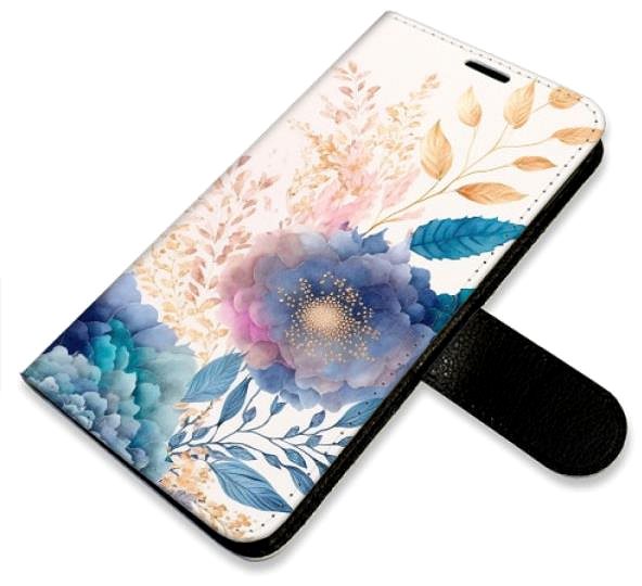 Kryt na mobil iSaprio flip puzdro Ornamental Flowers 03 pre Huawei P40 Lite ...