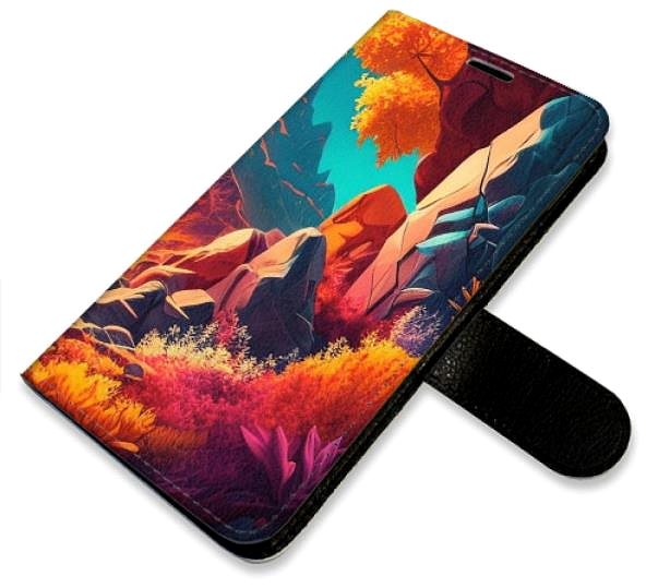 Kryt na mobil iSaprio flip puzdro Colorful Mountains pre Huawei P40 Lite ...