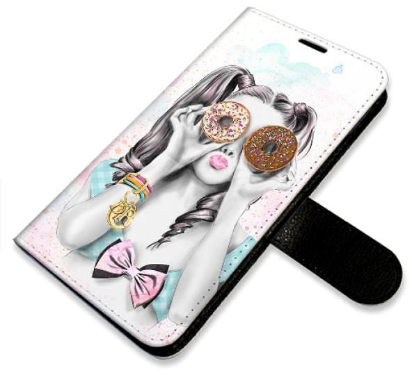 Kryt na mobil iSaprio flip puzdro Donut Worry Girl pre iPhone 11 ...