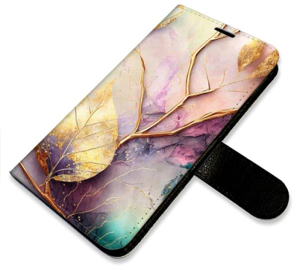 Kryt na mobil iSaprio flip puzdro Gold Leaves 02 na iPhone 11 Pro ...