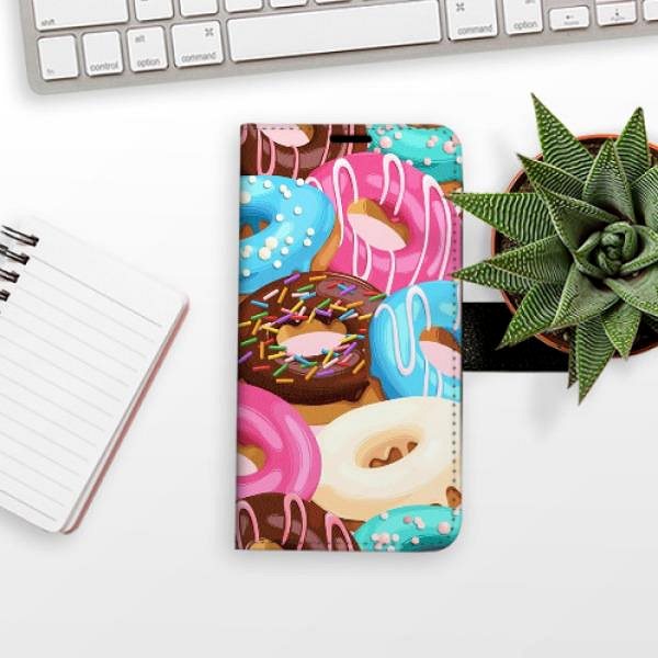 Kryt na mobil iSaprio flip puzdro Donuts Pattern 02 na iPhone 12 mini ...