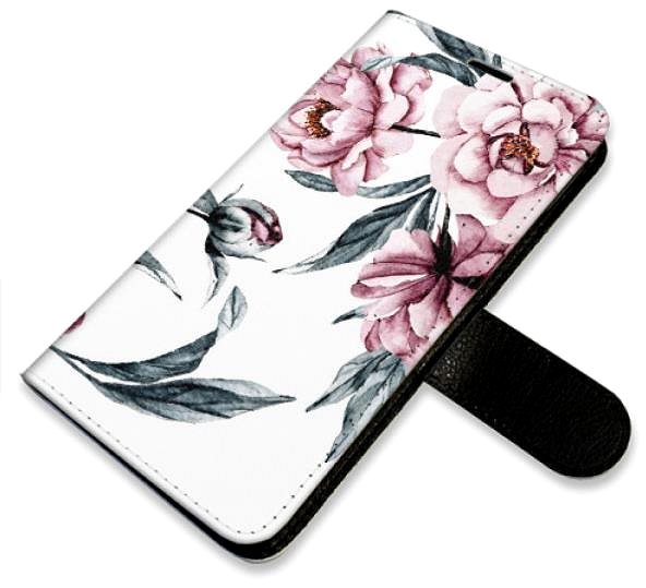Kryt na mobil iSaprio flip puzdro Pink Flowers pre iPhone 12 mini ...