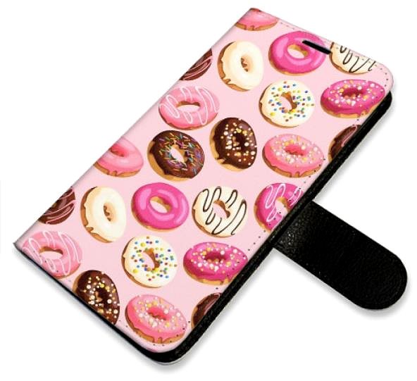 Kryt na mobil iSaprio flip puzdro Donuts Pattern 03 pre iPhone 12/12 Pro ...