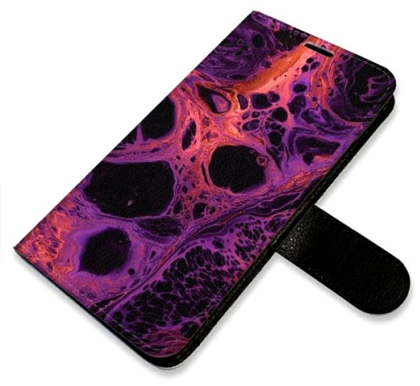 Kryt na mobil iSaprio flip puzdro Abstract Dark 02 pre iPhone 13 ...