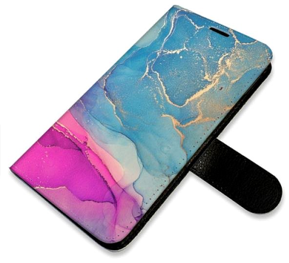Kryt na mobil iSaprio flip puzdro Colour Marble 02 pre iPhone 13 ...