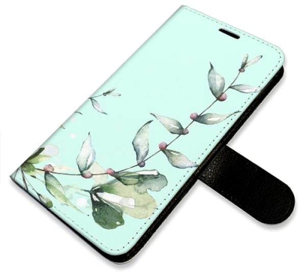 Kryt na mobil iSaprio flip puzdro Blue Flowers pre iPhone 13 ...
