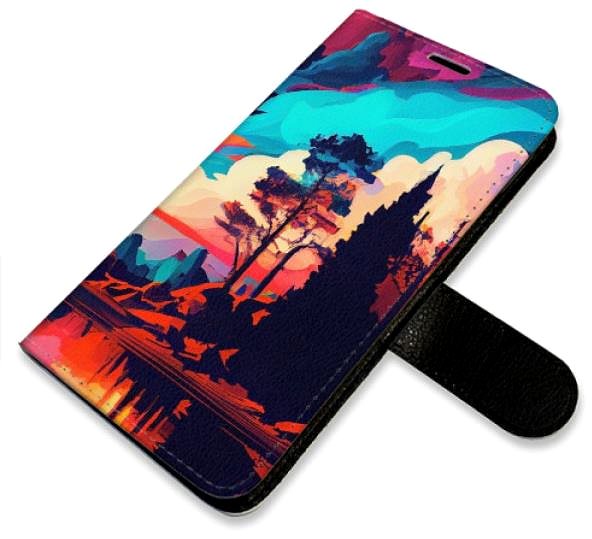 Kryt na mobil iSaprio flip puzdro Colorful Mountains 02 na iPhone 13 mini ...