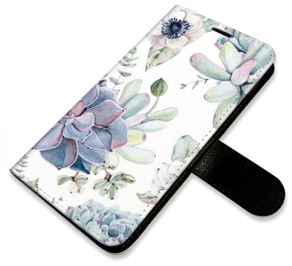 Kryt na mobil iSaprio flip puzdro Succulents pre iPhone 13 mini ...
