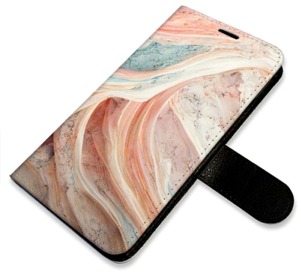 Kryt na mobil iSaprio flip puzdro Colour Marble pre iPhone 13 Pro ...