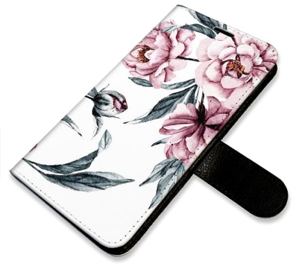 Kryt na mobil iSaprio flip puzdro Pink Flowers pre iPhone 13 Pro ...