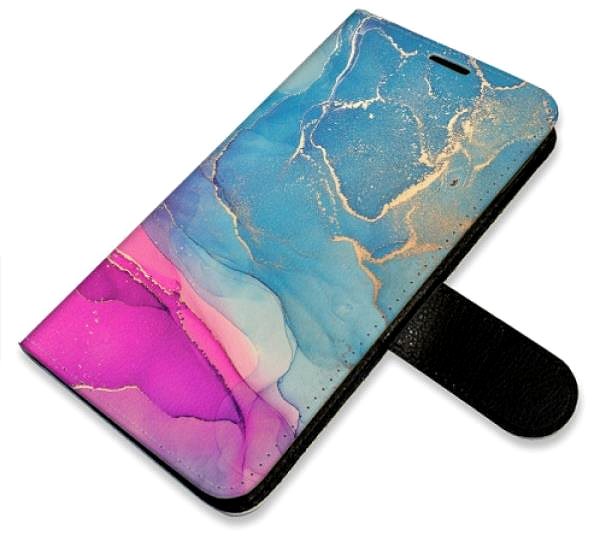 Kryt na mobil iSaprio flip puzdro Colour Marble 02 pre iPhone 14 ...