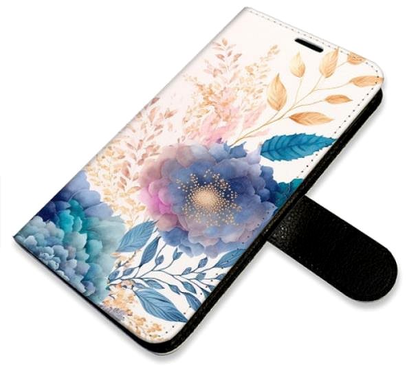 Kryt na mobil iSaprio flip puzdro Ornamental Flowers 03 pre iPhone 14 ...