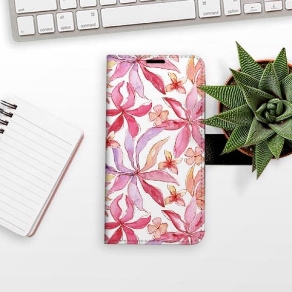 Kryt na mobil iSaprio flip puzdro Flower Pattern 10 na iPhone 14 Plus ...